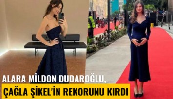 Alara Mildon Dudaroğlu, Çağla Şikel'in rekorunu kırdı
