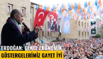 Erdoğan: Genel ekonomik göstergelerimiz gayet iyi