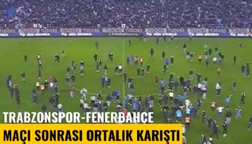 Trabzonspor-Fenerbahçe maçı sonrası ortalık karıştı