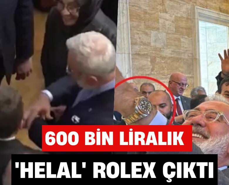 600 bin liralık 'helal' Rolex çıktı