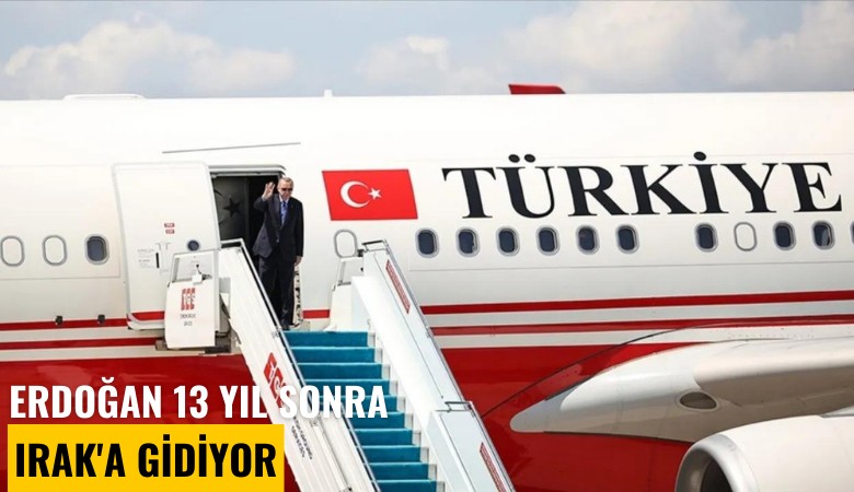 Erdoğan 13 yıl sonra Irak'a gidiyor