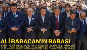 Ali Babacan'ın babası Hilmi Babacan'ın cenazesi liderleri buluşturdu