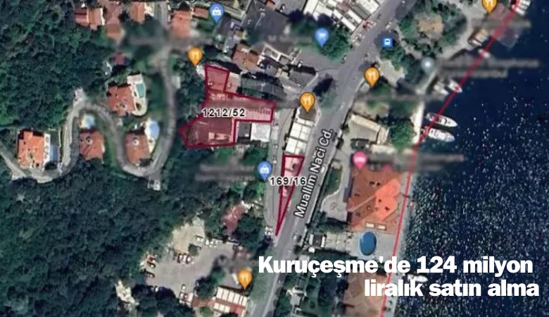 Beşiktaş Kuruçeşme'de 124 milyonluk araziyi kim satın aldı?