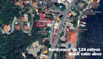 Beşiktaş Kuruçeşme'de 124 milyonluk araziyi kim satın aldı?