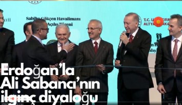 Cumhurbaşkanı Erdoğan'la Ali Sabancı'nın güldüren diyaloğu: Bunların ne kadarı bize; hepsi size