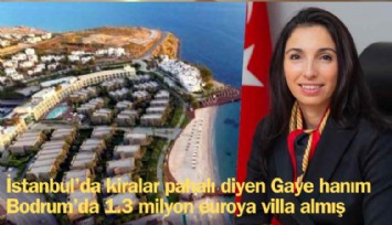 Hafize Gaye Erkan, Bodrum'da 1.3 milyon euroya sıfır villa almış