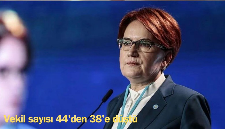 İYİ Parti'den bir istifa daha: Vekil sayısı 44'den 38'e düştü