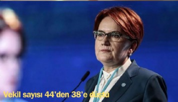 İYİ Parti'den bir istifa daha: Vekil sayısı 44'den 38'e düştü