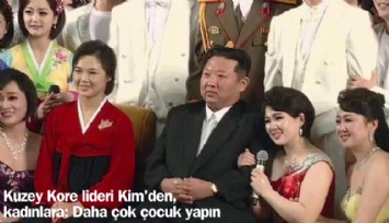 Kuzey Kore lideri Kim'den kadınlara: Daha çok çocuk yapın