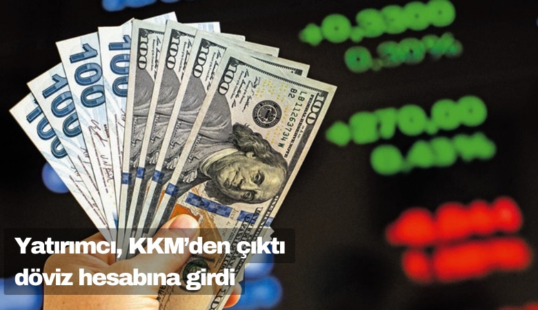 Yatırımcı KKM'den çıktı, 4.5 milyar dolarlık döviz aldı