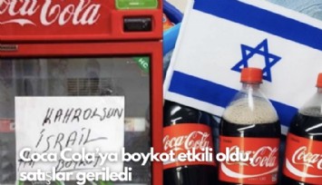 Coca Cola’ya boykot etkili oldu, satışlar geriledi