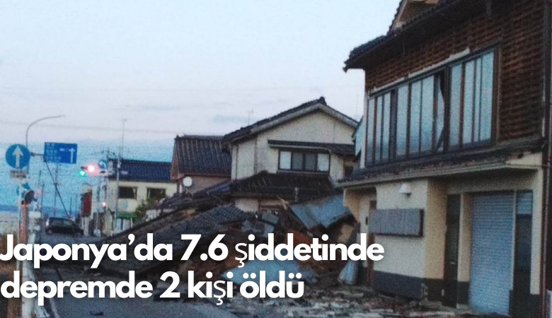 Japonya'daki 7.6 şiddetindeki depremde 2 kişi öldü