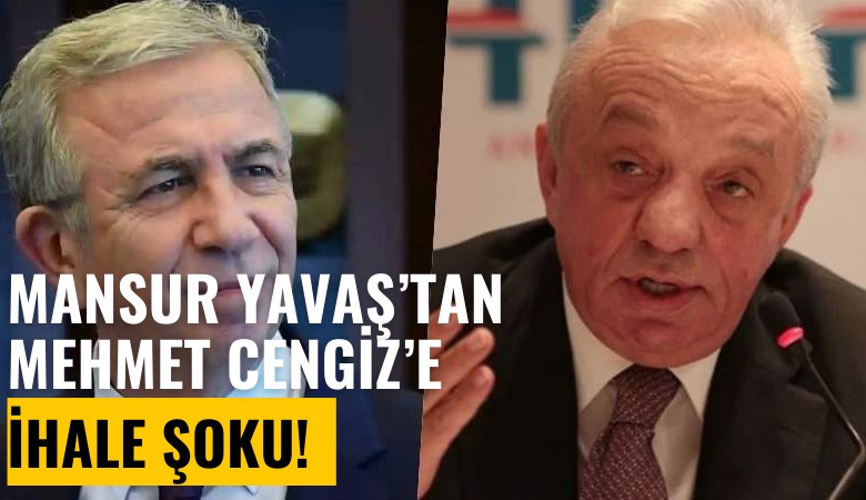 Mansur Yavaş'tan Mehmet Cengiz'e ihale şoku