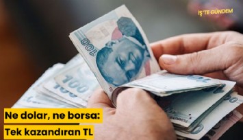 Ne dolar, ne borsa: Tek kazandıran TL