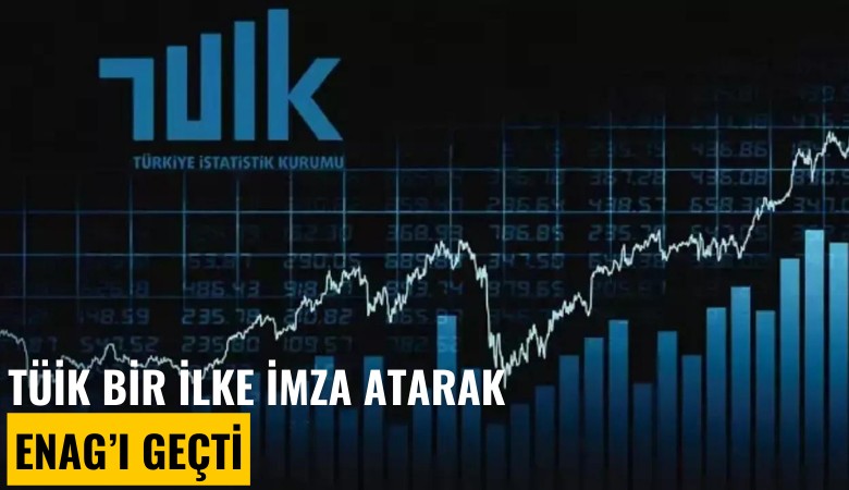 TÜİK bir ilke imza attı; ENAG'ı geçti