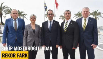 Şekip Mosturoğlu'ndan rekor fark