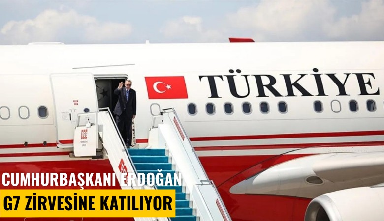 Cumhurbaşkanı Erdoğan G7 zirvesine katılıyor