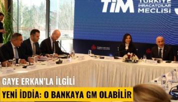 Gaye Erkan'la ilgili yeni iddia: İhracatçıların bankasına GM olabilir