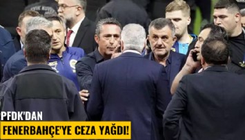 PFDK'dan Fenerbahçe'ye ceza yağdı!