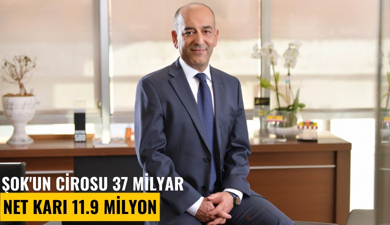 Şok Marketler'in cirosu 37 milyar net karı 11.9 milyon