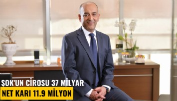 Şok Marketler'in cirosu 37 milyar net karı 11.9 milyon