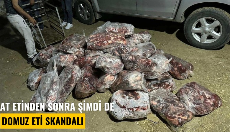 At etinden sonra şimdi de domuz eti skandalı