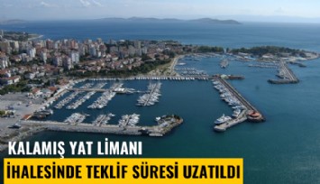 Kalamış Yat Limanı ihalesinde teklif süresi uzatıldı