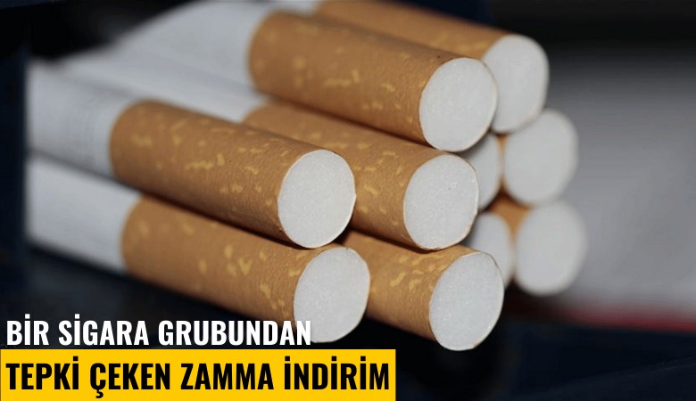 Bir sigara grubundan tepki çeken zamma indirim