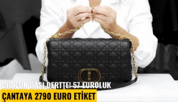 Dior'un başı dertte! 57 Euroluk çantaya 2790 Euro etiket