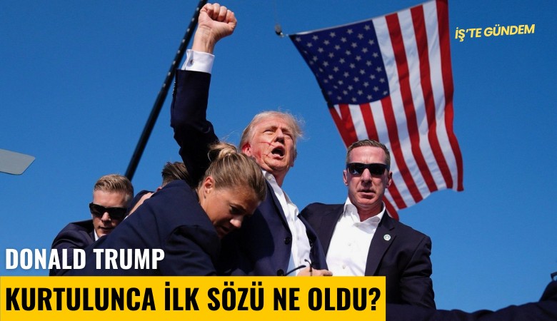 Donald Trump kurtulunca ilk sözü ne oldu?