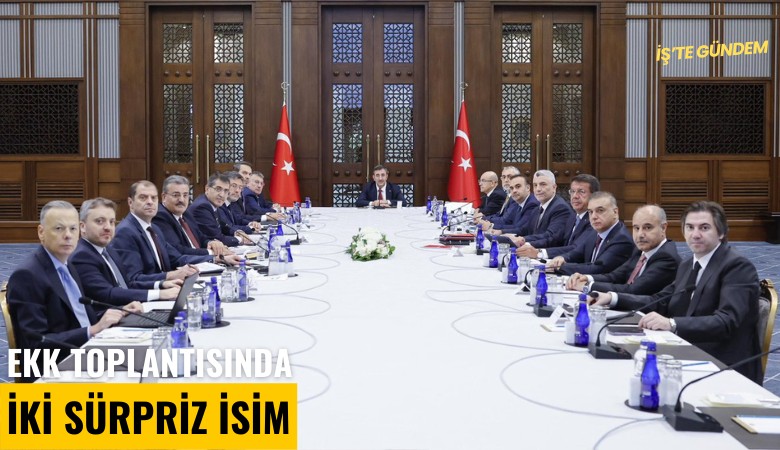 EKK toplantısında iki sürpriz isim