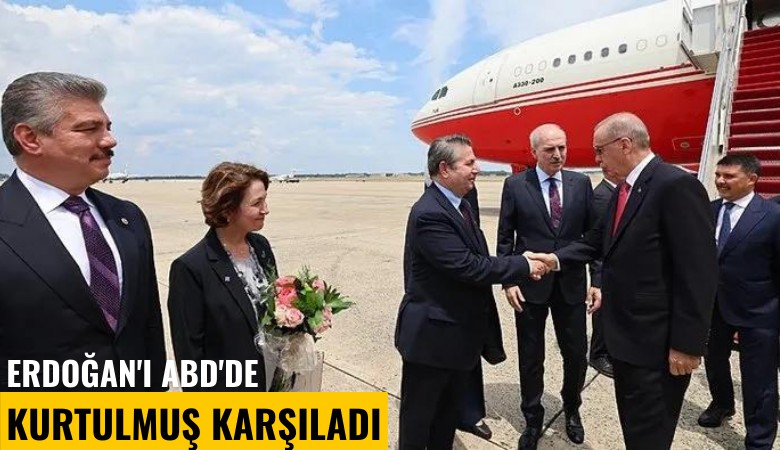 Erdoğan'ı ABD'de Kurtulmuş karşıladı