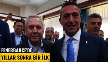 Fenerbahçe'de yıllar sonra bir ilk