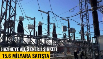 Hazine'ye ait 5 enerji şirketi 15.6 milyara satışta