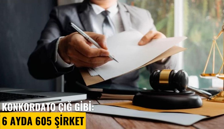 Konkordato çığ gibi: 6 ayda 605 şirket