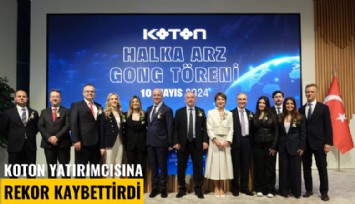 Koton yatırımcısına rekor kaybettirdi