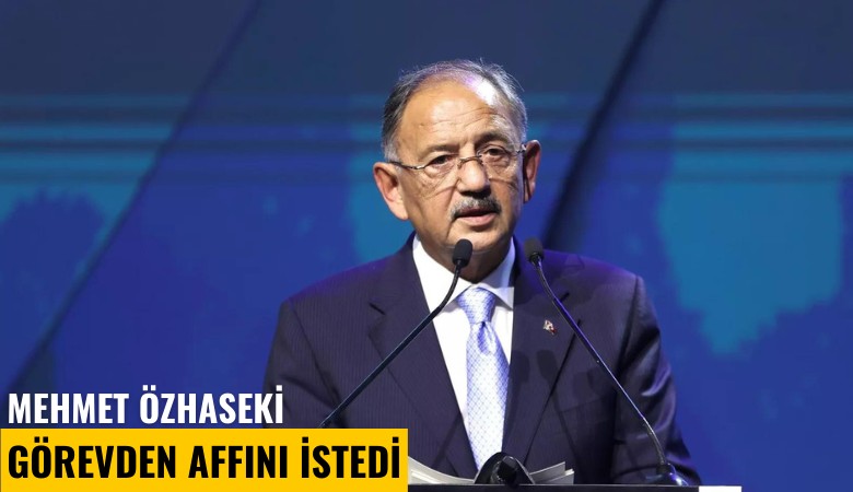 Mehmet Özhaseki görevden affını istedi