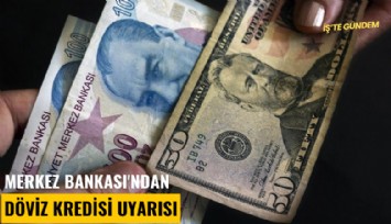 Merkez Bankası'ndan döviz kredisi uyarısı