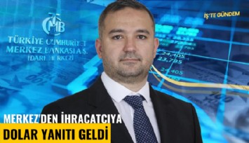 Merkez'den ihracatçıya dolar yanıtı geldi