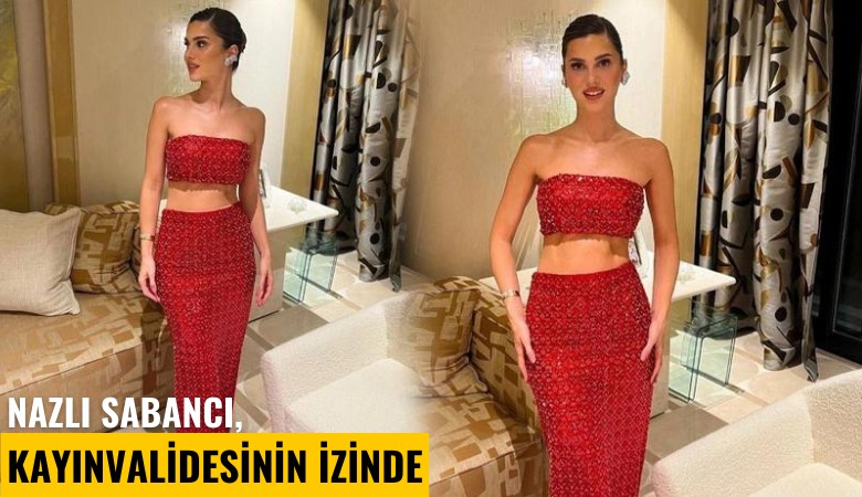 Nazlı Sabancı, kayınvalidesinin izinde