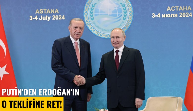 Putin'den Erdoğan'ın o teklifine ret!