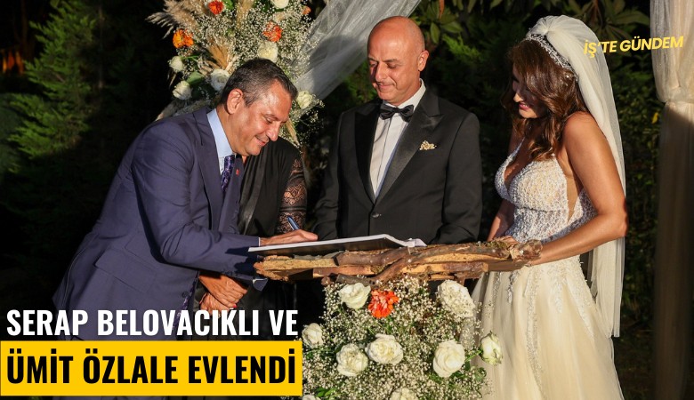 Serap Belovacıklı ve Ümit Özlale evlendi