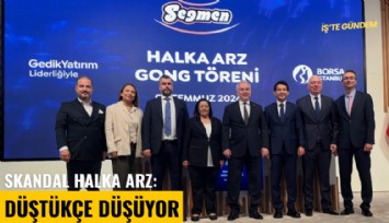 Skandal halka arz: Düştükçe düşüyor