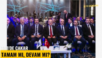 TBB'de Çakar tamam mı, devam mı?