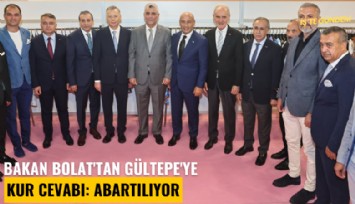 Bakan Bolat'tan Gültepe'ye kur cevabı: Abartılıyor