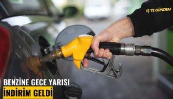 Benzine gece yarısı indirim geldi