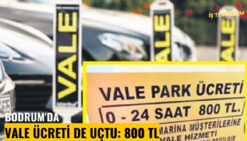 Bodrum'da vale ücreti de uçtu: 800 TL