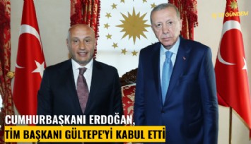 Cumhurbaşkanı Erdoğan, TİM Başkanı Gültepe'yi kabul etti