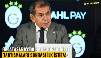 Galatasaray'da karaborsa bilet tartışmaları sonrası ilk istifa!