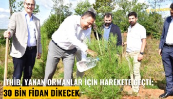 İTHİB, yanan ormanlar için harekete geçti; 30 bin fidan dikecek